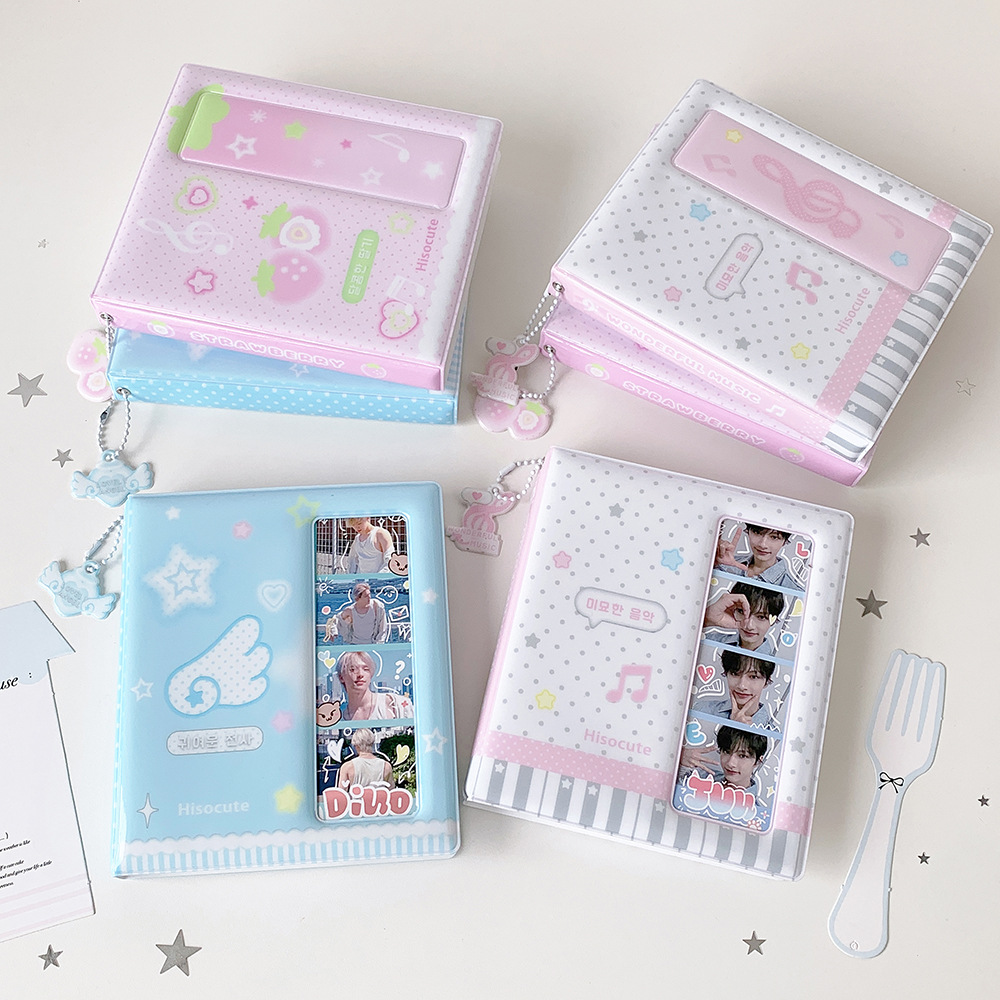 Kpop Photo Card Binder 3 Inch - Kawaii Pocket Photocard Album 3 Inch