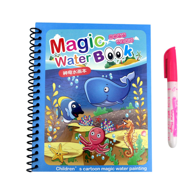Reusable Water Magic Coloring Book - Bán Có Thể Tái Sử Dụng
