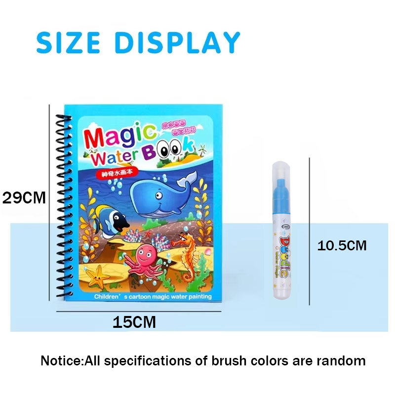 Magic Water Painting Book Reus - đánh giá và giá Reusable Water Magic Coloring Book