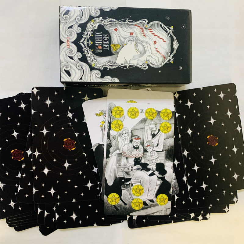 Secret Mirror Tarot cards 80 d - đánh giá và giá Tarot Deck With Guidebook