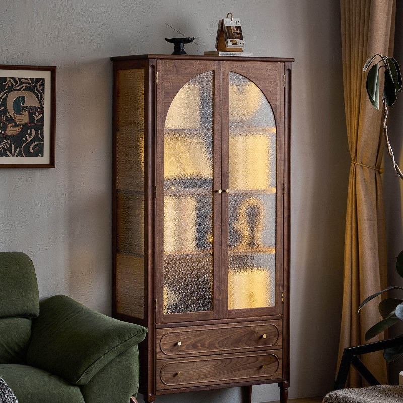 Nordic solid wood with cabinet - đánh giá và giá Books