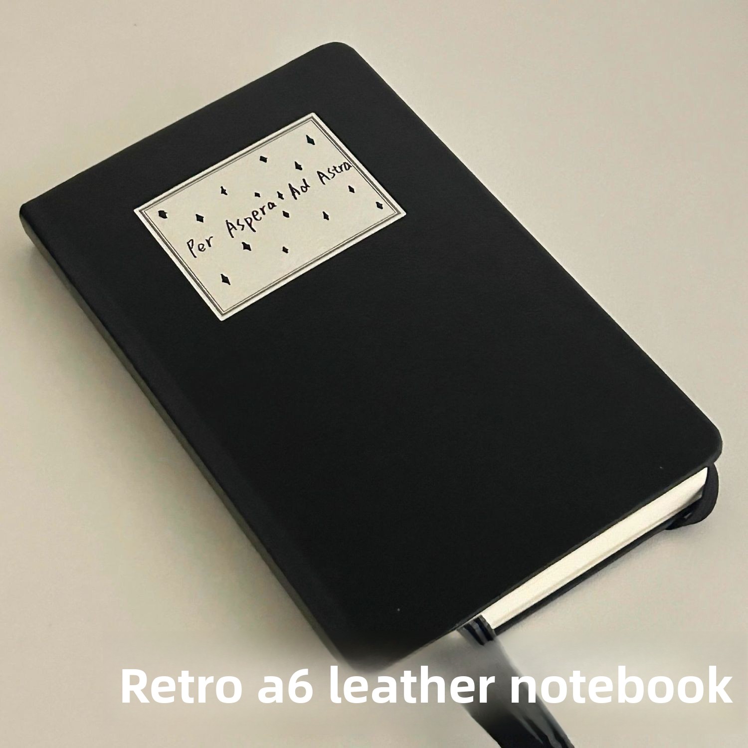 Vintage A6 Black Leather Journ - đánh giá và giá Vintage Leather Journal Notebook