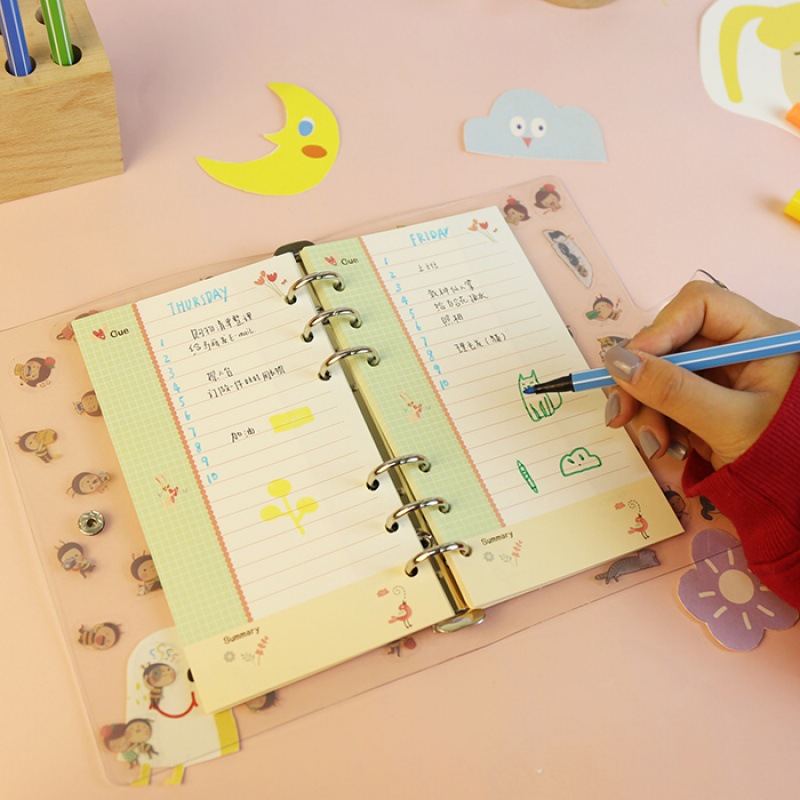 Kawayi A5 A6 Loose Leaf Notebo - đánh giá và giá A5 Spiral Dotted Grid Notebook