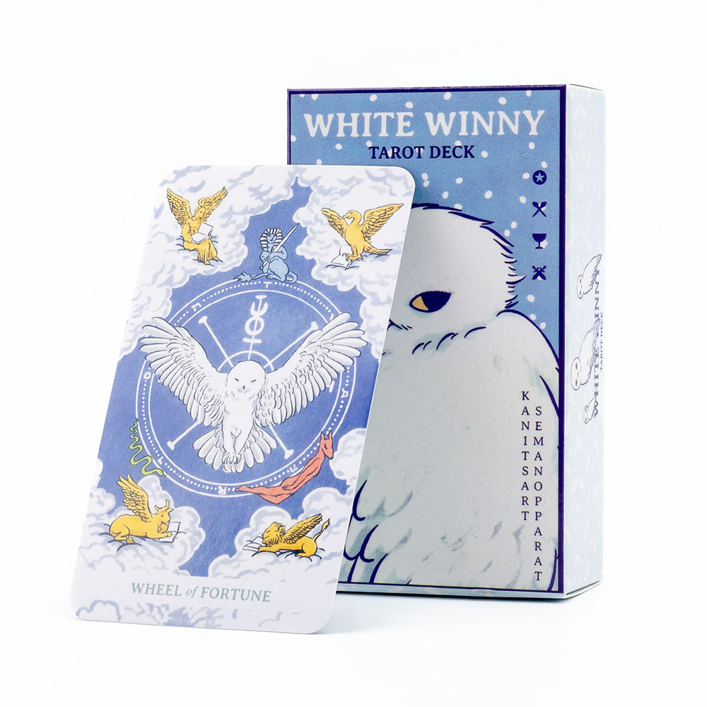 White Winny Tarot English Edit - đánh giá và giá Tarot Deck With Guidebook
