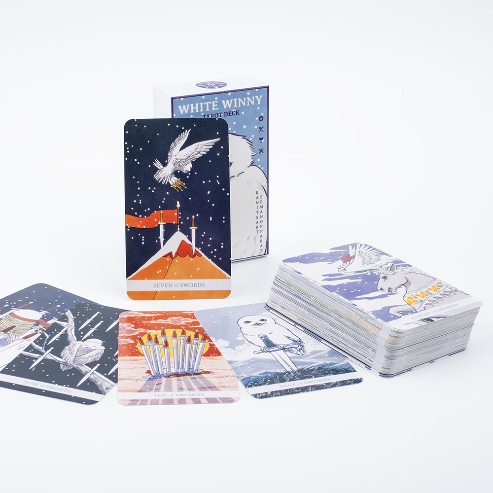 White Winny Tarot English Edit - đánh giá và giá Tarot Deck With Guidebook