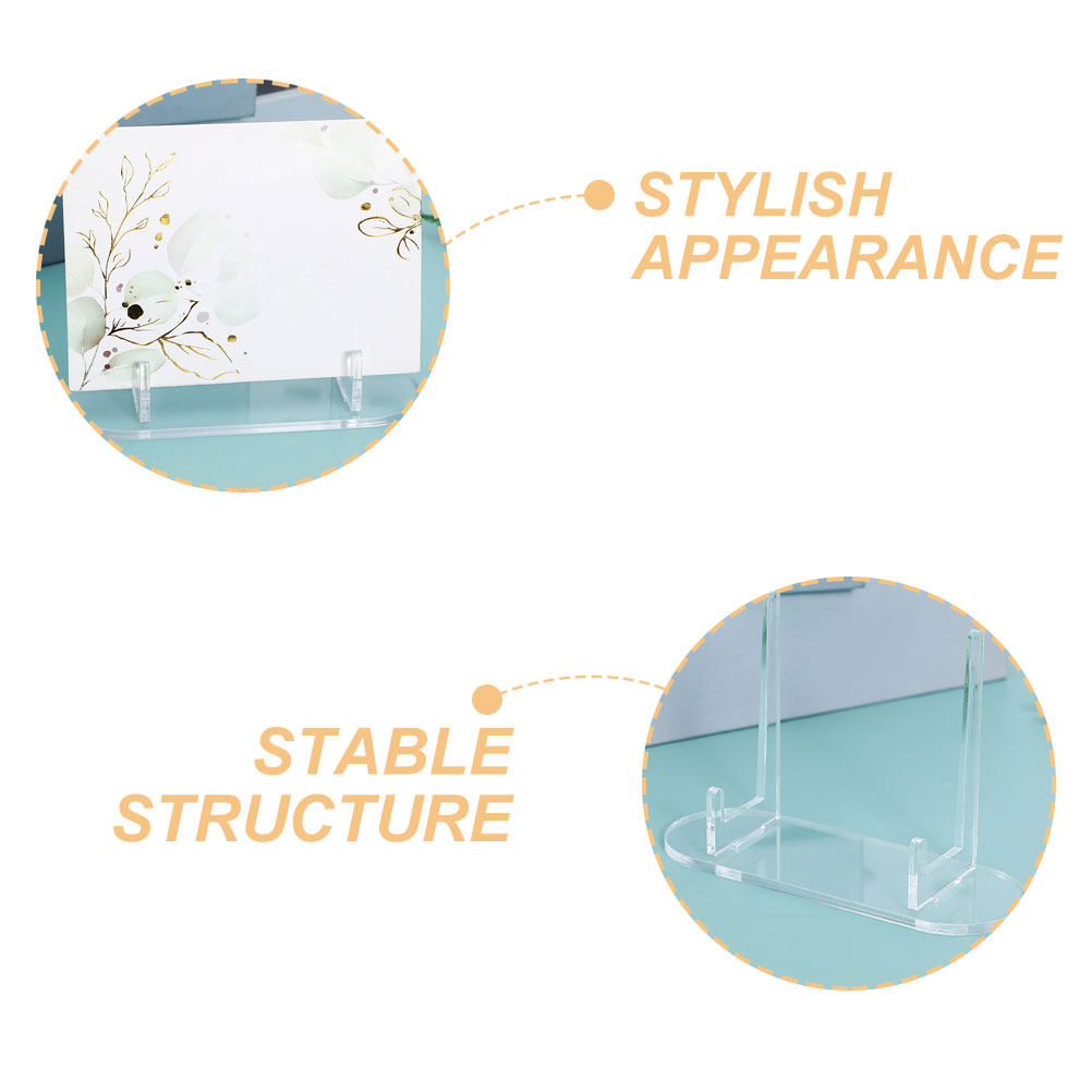 2Pcs Transparent Acrylic Displ - đánh giá và giá Clear Acrylic Book Stand Holder