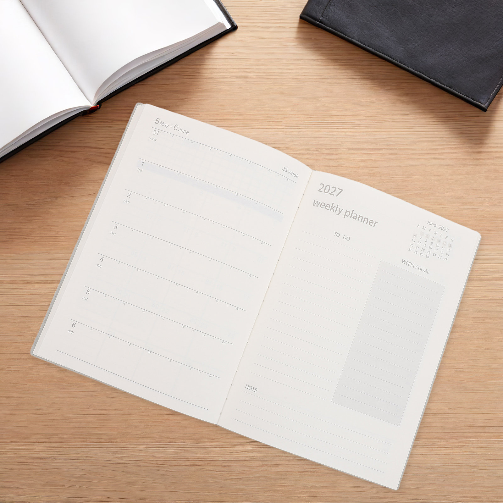 2027 Professional Planner Note - đánh giá và giá A5 Spiral Dotted Grid Notebook