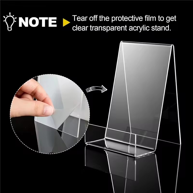 4pcs Clear Adjustable Book Sta - đánh giá và giá Clear Acrylic Book Stand Holder
