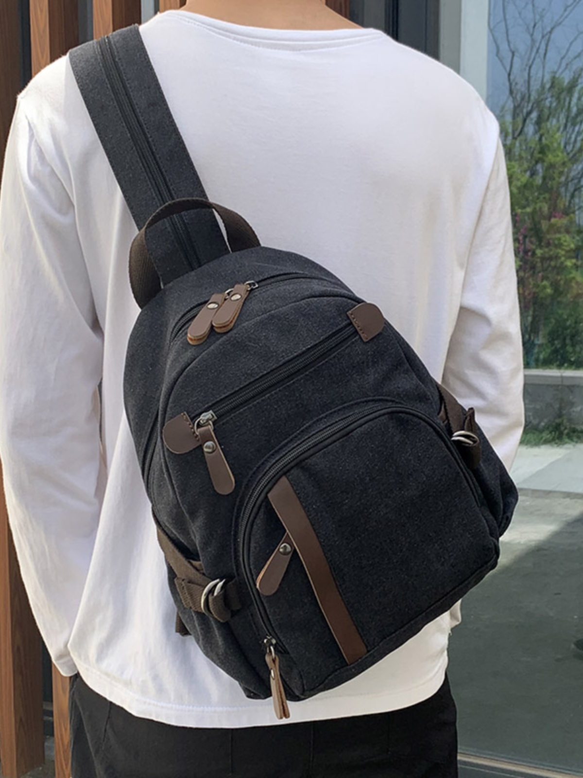 Small Canvas Backpack Leisure  - đánh giá và giá Books
