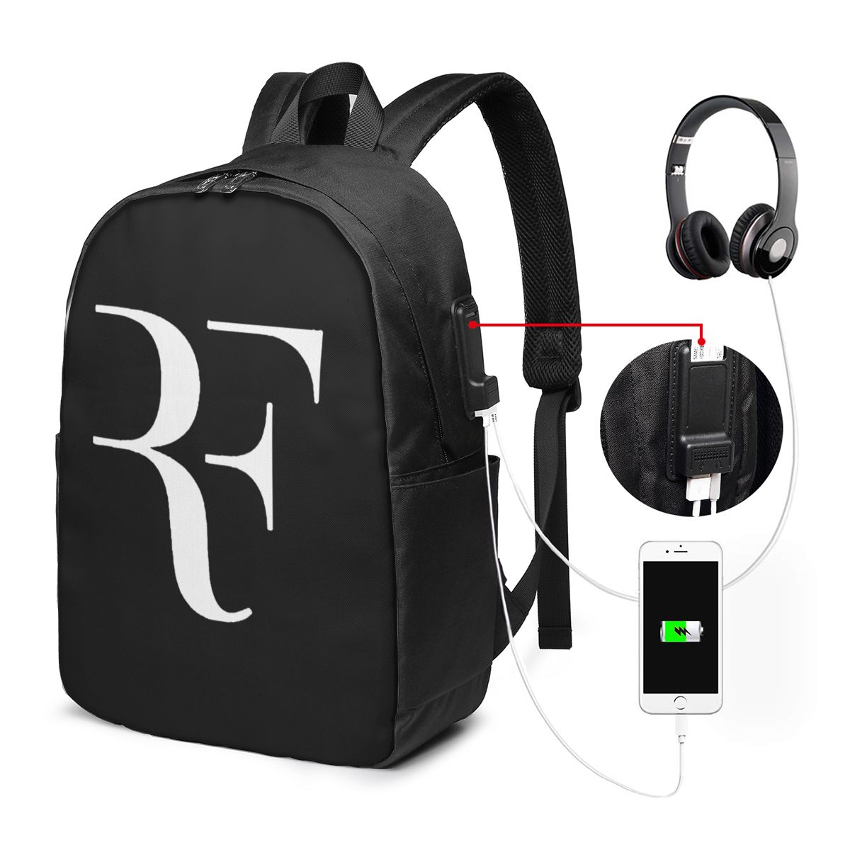 Roger Federer Backpack Travel  - đánh giá và giá Books