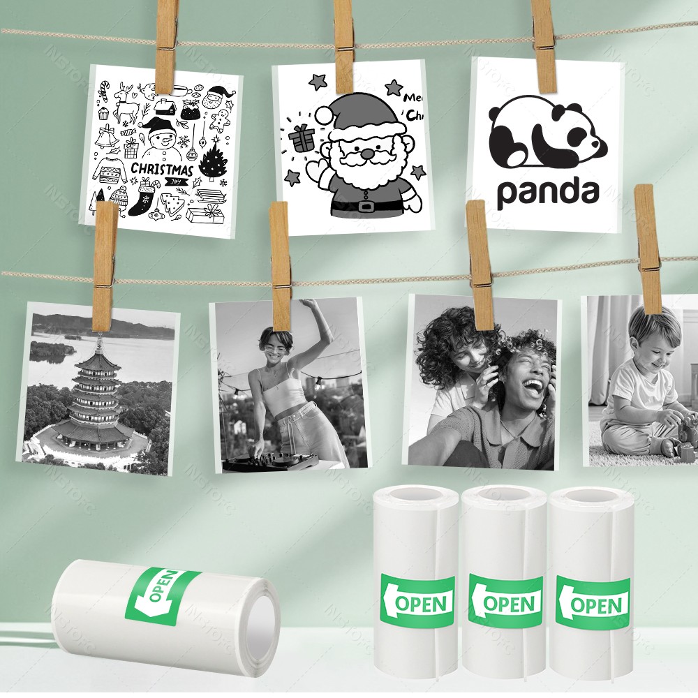 Printable Adhesive Paper 3~15  - đánh giá và giá Mini Pocket Thermal Printer Paper Roll