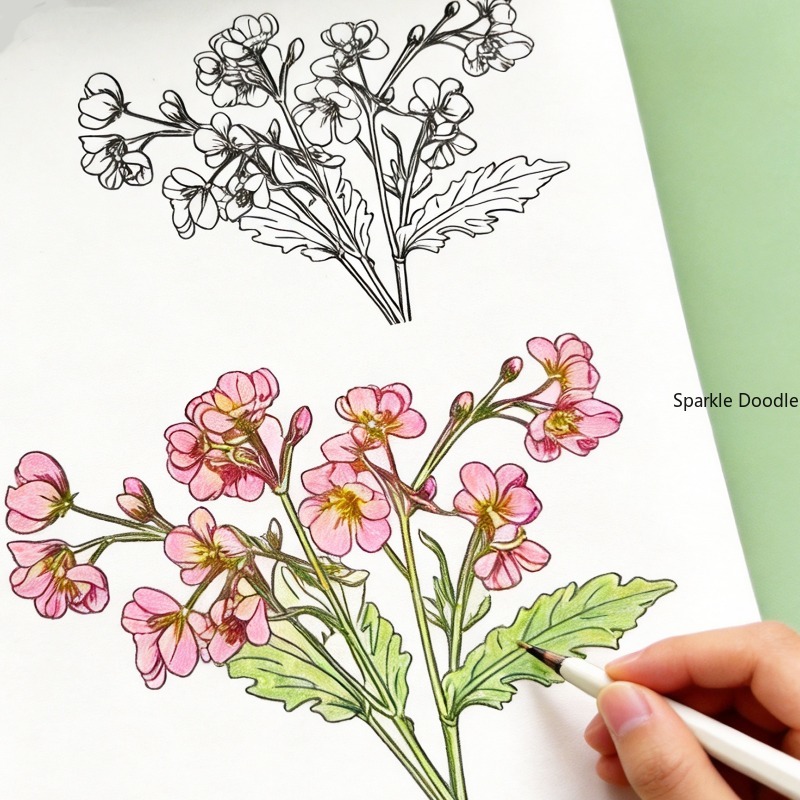 An Adult Decompression Flower  - đánh giá và giá Chinese Calligraphy Practice Book