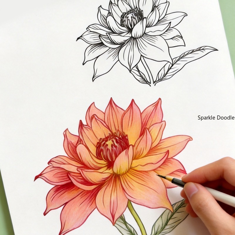 An Adult Decompression Flower  - đánh giá và giá Chinese Calligraphy Practice Book