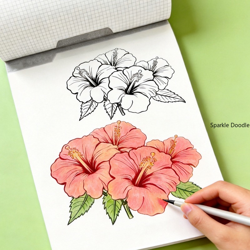 An Adult Decompression Flower  - đánh giá và giá Chinese Calligraphy Practice Book